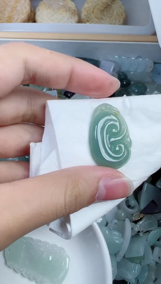 散珠翡翠832号链接，A货翡翠