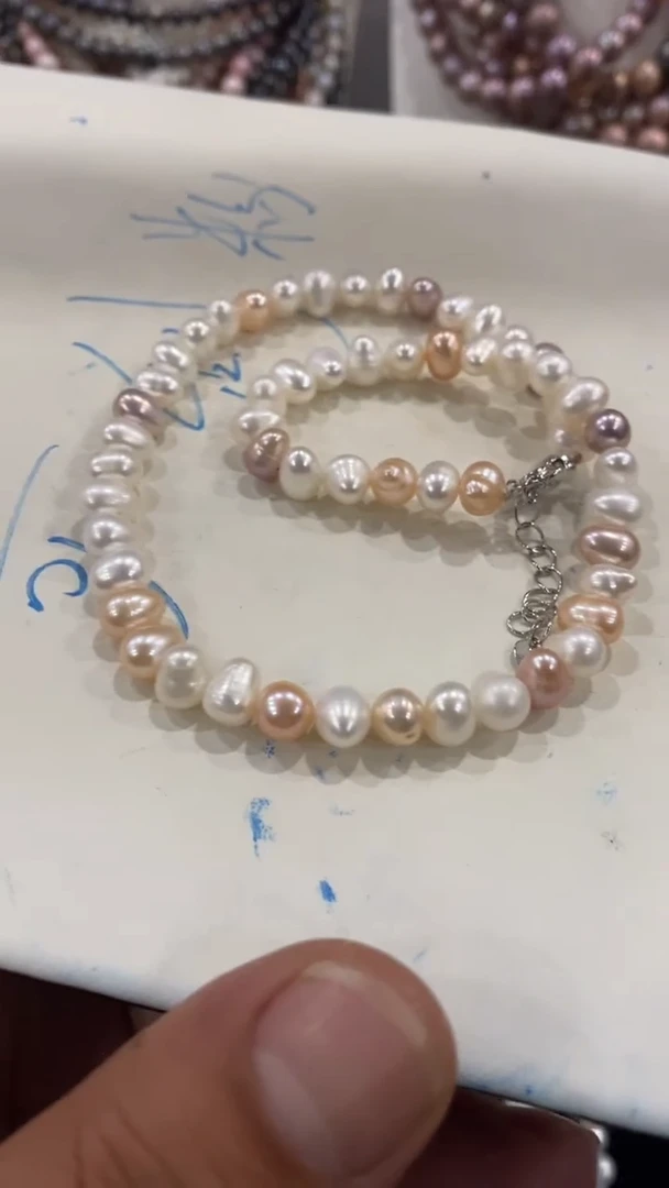 淡水珍珠未镶嵌项链1