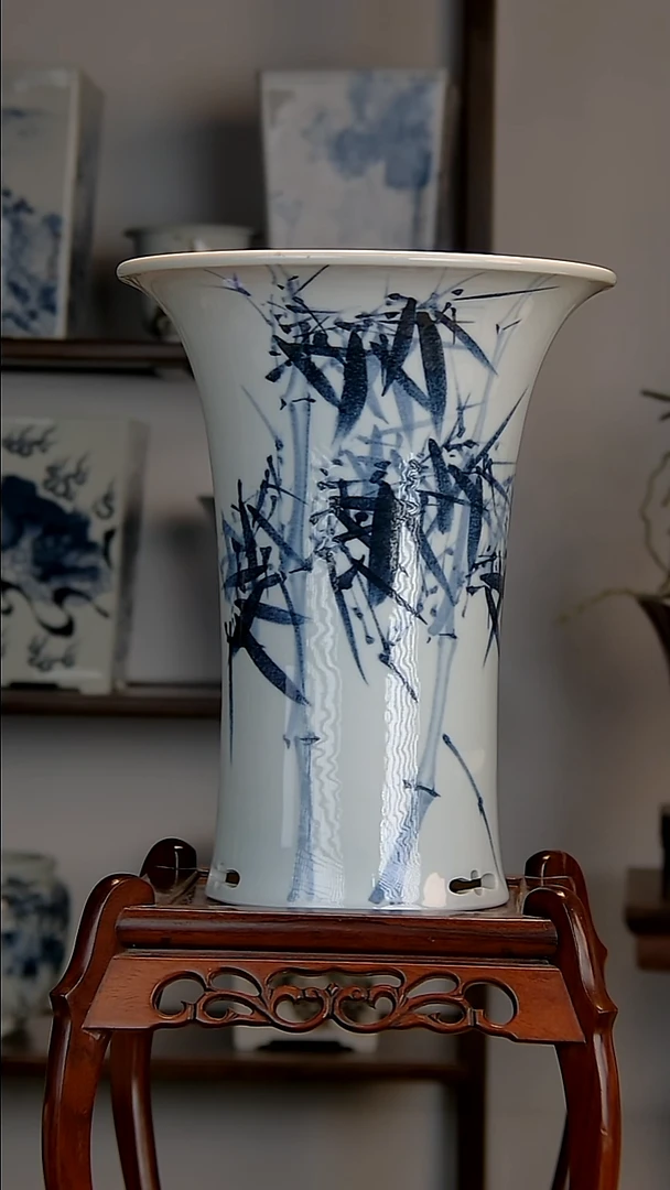 景德镇陶瓷手工花盆