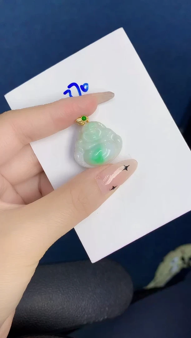 颈饰未镶嵌翡翠缅甸天然翡翠A货
