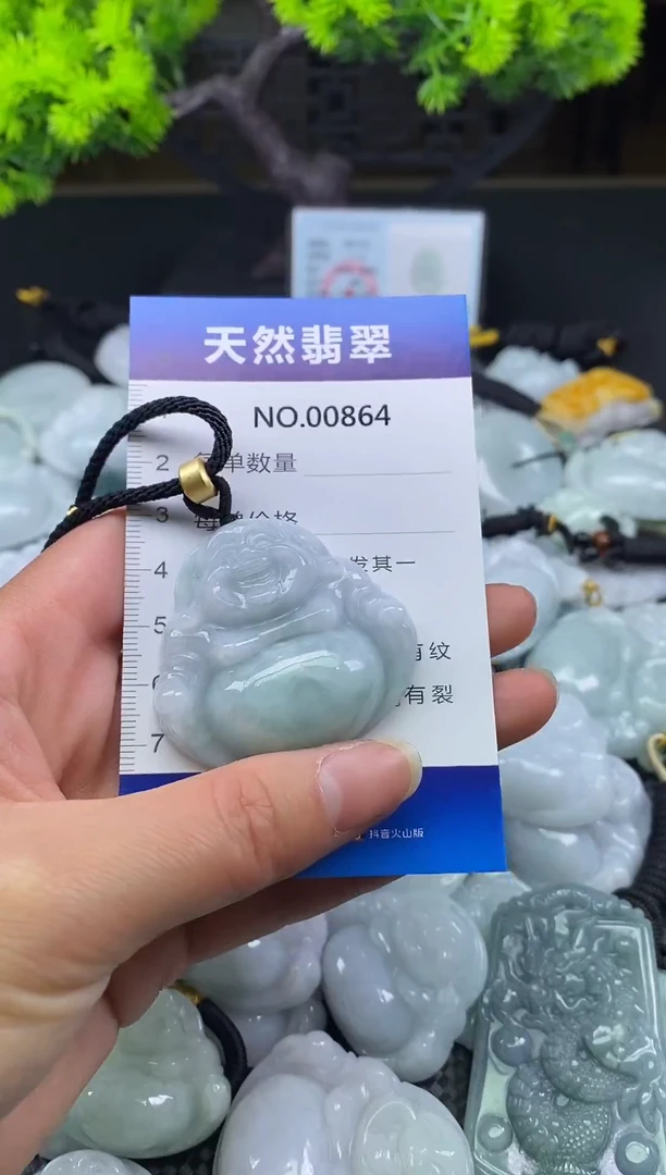 颈饰未镶嵌翡翠天然缅甸翡翠864