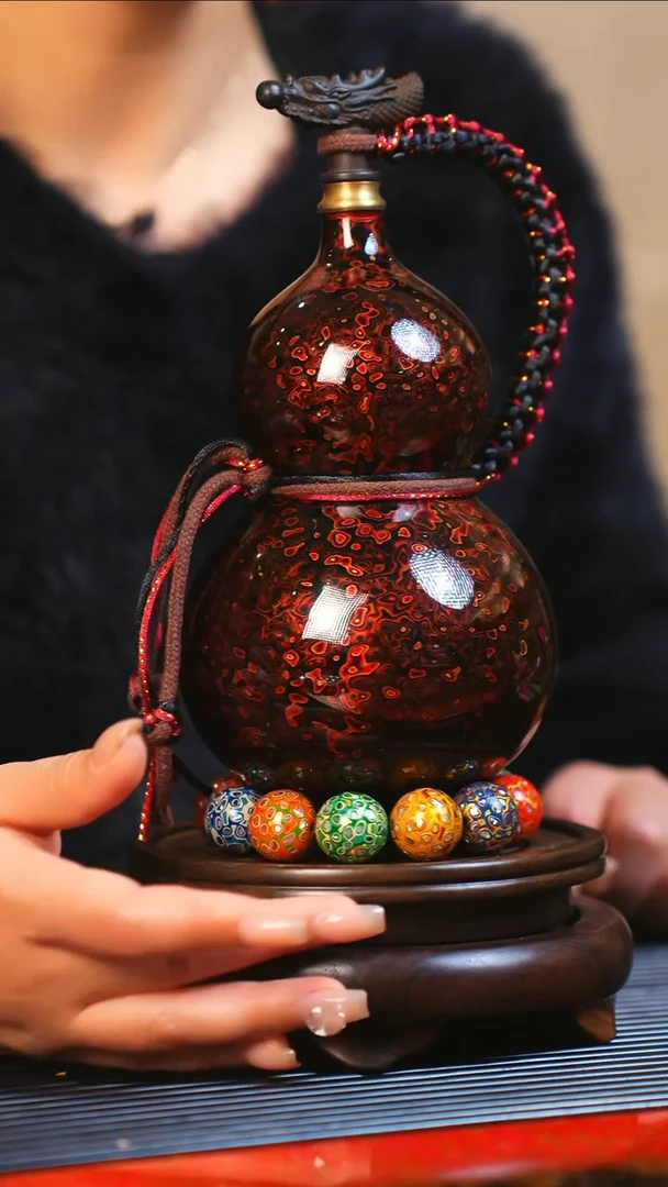 【闪购商品】JU030大师姐臻选非遗大漆酒葫芦