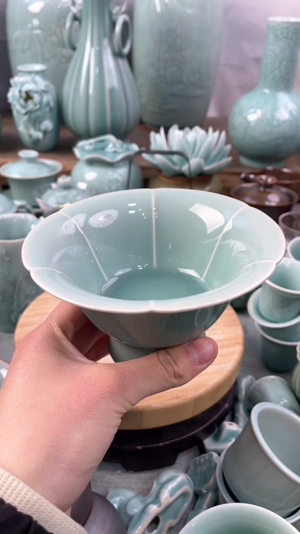 【闪购商品】特价 微瑕 慧仙青瓷