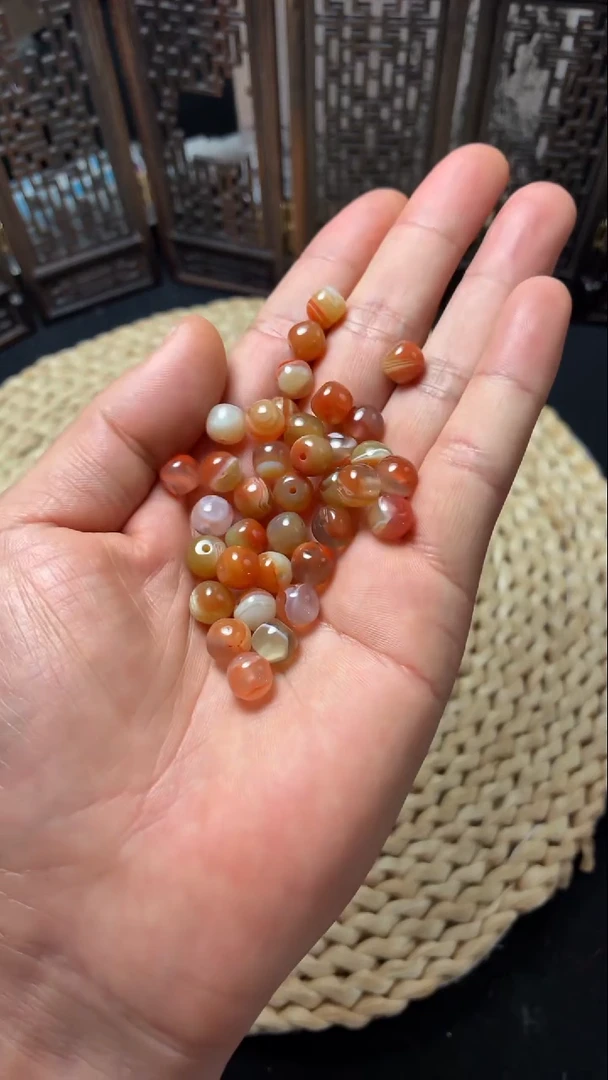 未镶嵌散珠一把南红玛瑙萧*散珠