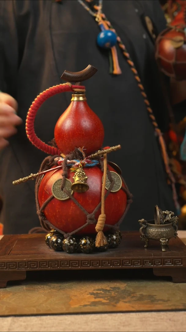 564大漆一物一拍记葫堂出品【不带手串】