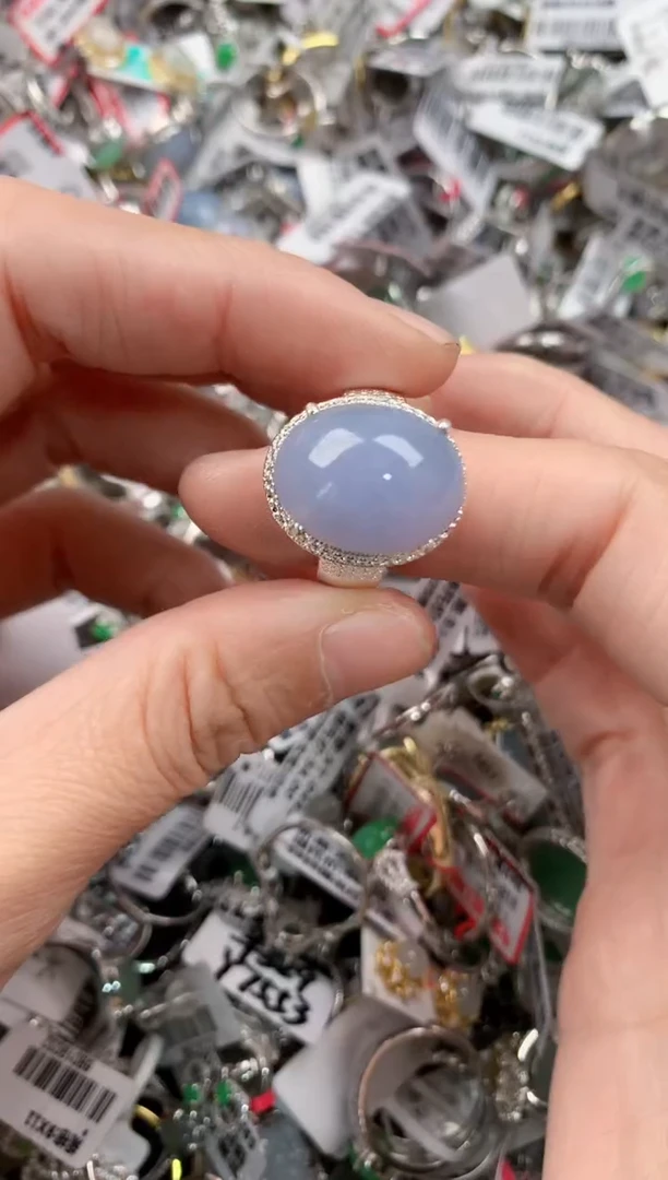 未镶嵌戒指翡翠666            2