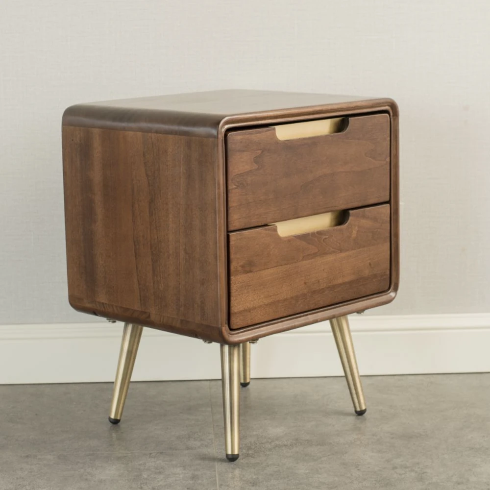 【BZ】mfa床头柜樱桃木双抽400*330*500mm