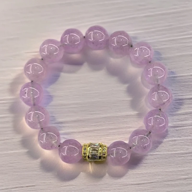 （库存处理）-高定珠宝紫锂辉设计款手串S1157多样性只发其一