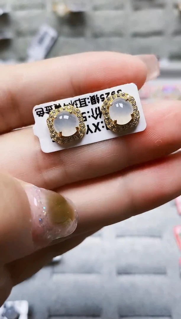 银S925镶嵌戒指翡翠0425