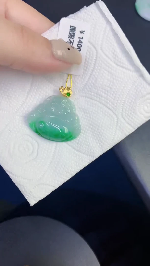 颈饰未镶嵌翡翠缅甸天然翡翠A货