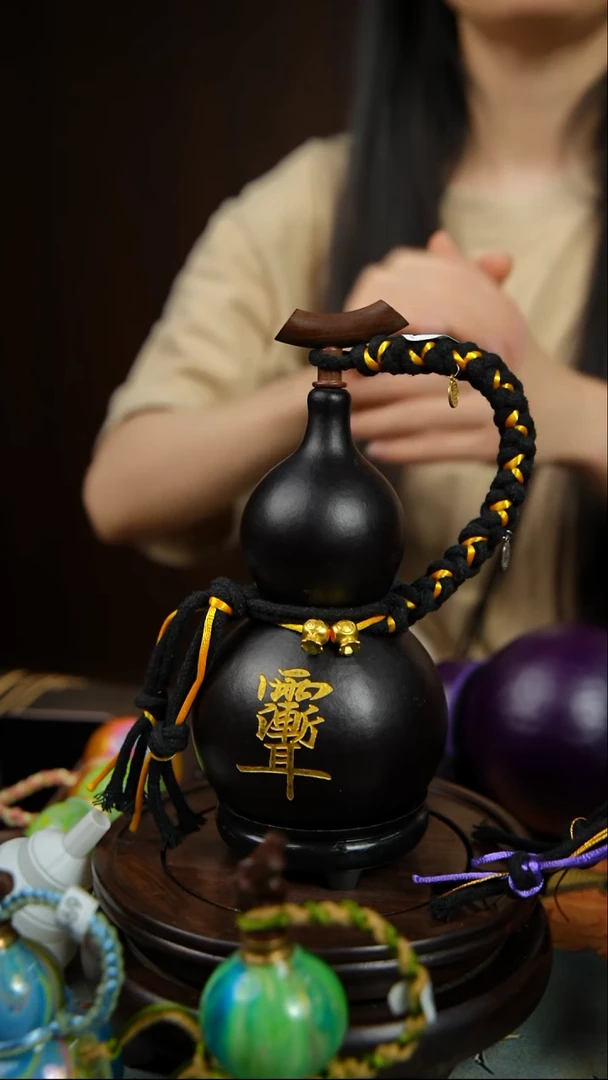 13号480ml左右非遗大漆酒葫芦