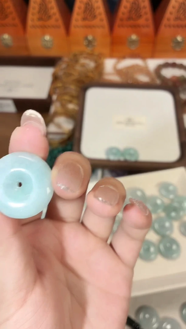 水晶手串未镶嵌卷*风平安扣0001