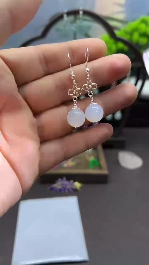 未镶嵌耳饰玛瑙/玉髓037