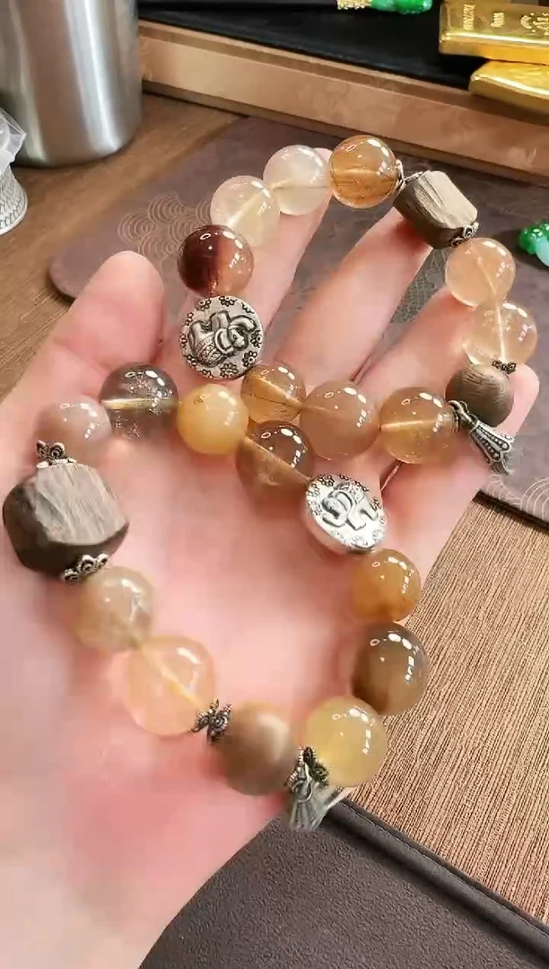 水晶手串银S925镶嵌手串 多样性发货 发一条