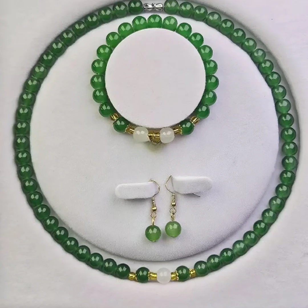 官方正品三件套百搭晴水高级显气质妈妈链手链耳环套装