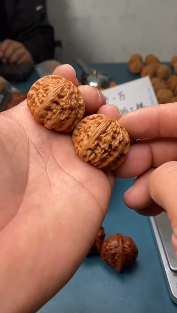 把件文玩核桃白狮子566