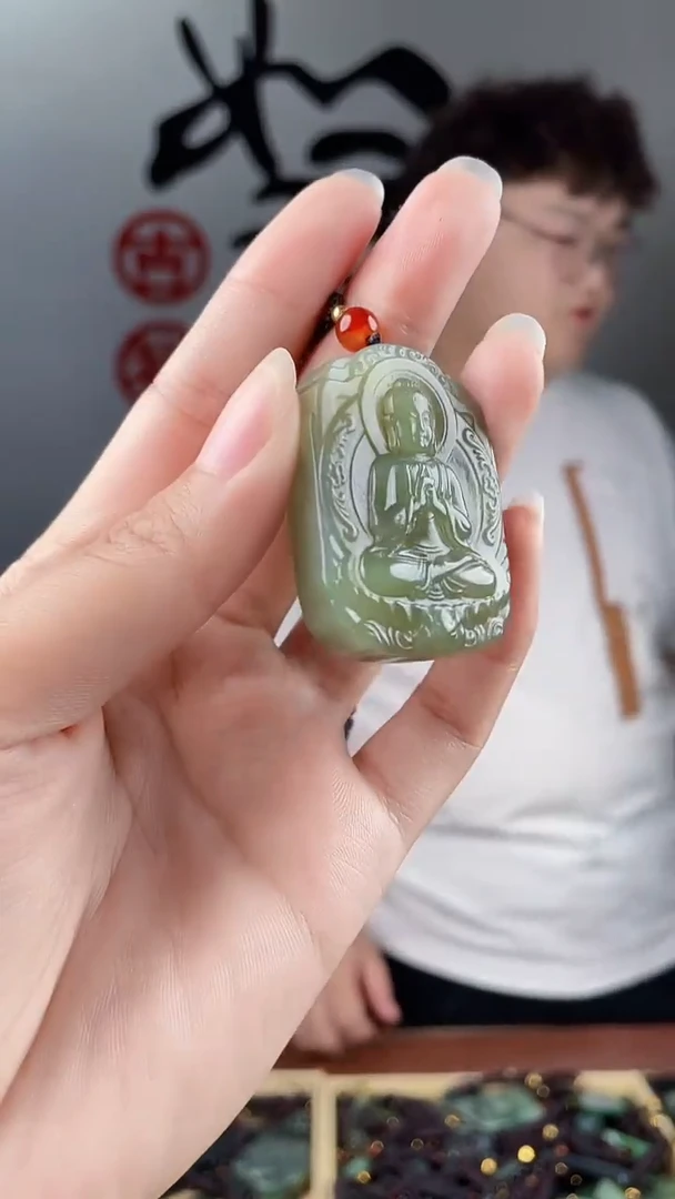 和田玉未镶嵌颈饰拍一发一，多样性发货