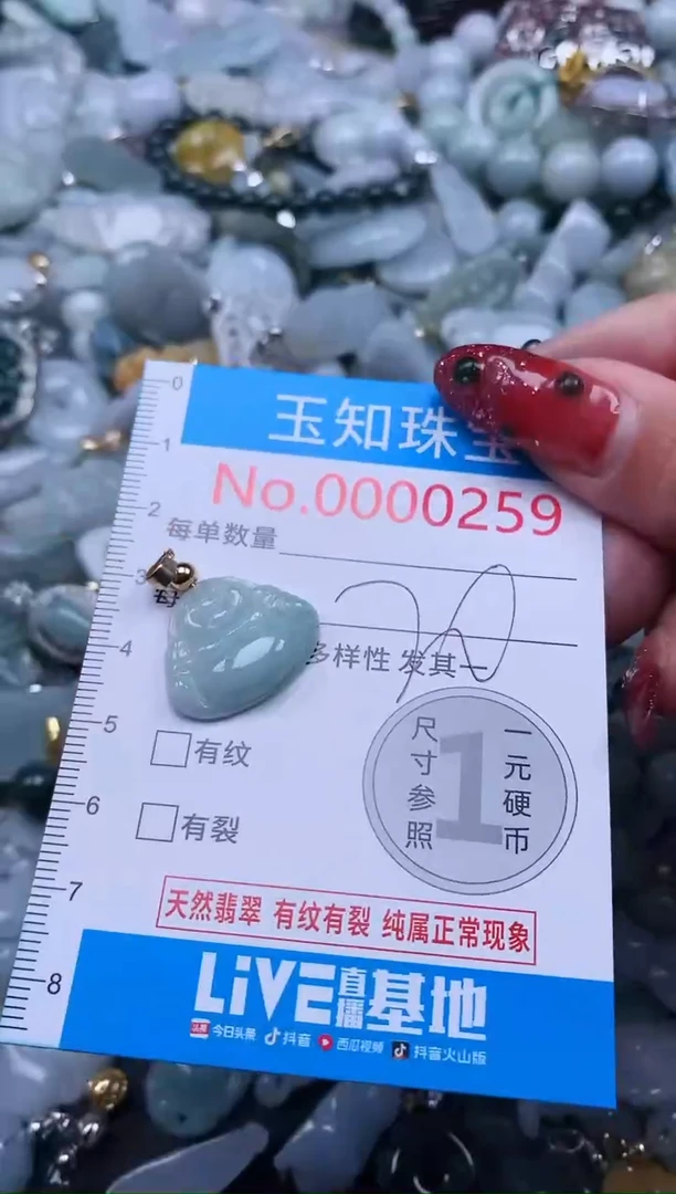 【闪购商品】翡翠吊坠(不含链)未镶嵌259