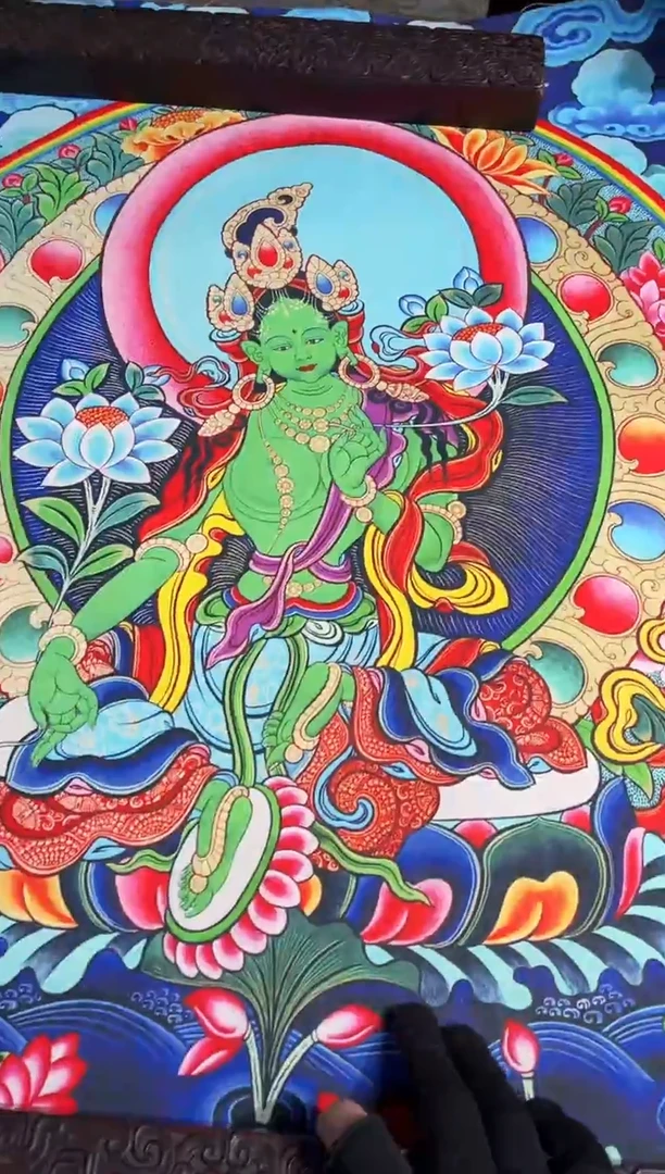 卷轴画路路的唐卡tk160