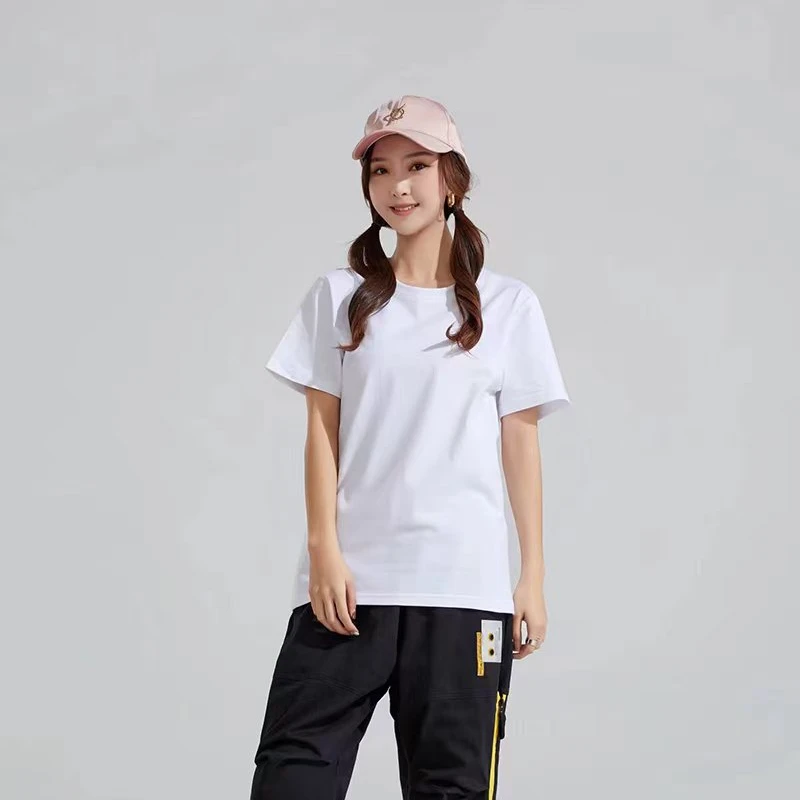 重磅230克纯棉短袖四季可穿纯色潮流男女同款运动运动时尚宽松