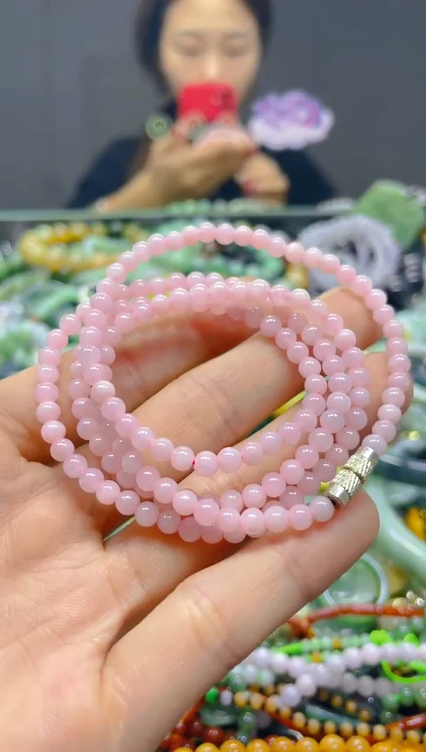颈饰未镶嵌翡翠3MM/C/翡翠A货，一件也是批发价