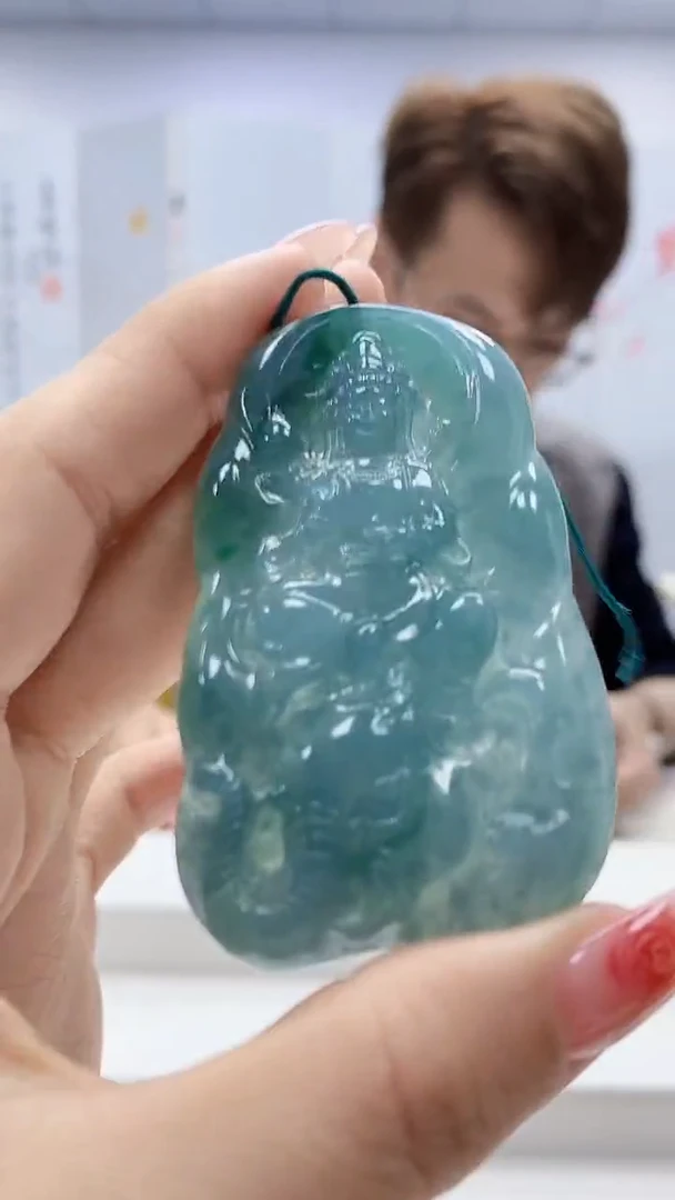 未镶嵌定制翡翠5159ty-毛货挂件50