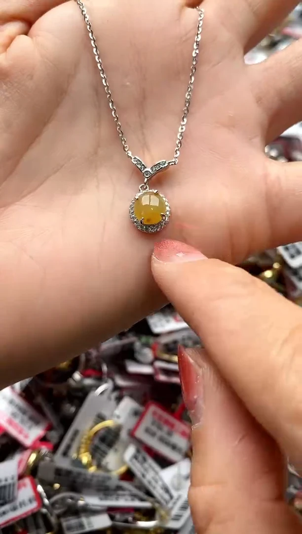 【闪购商品】翡翠戒指银S925镶嵌6666666    2