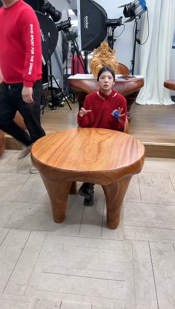 【闪购商品】稳定木香樟木创意茶桌