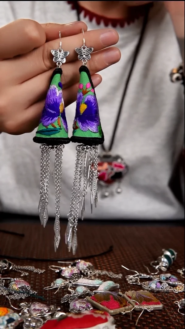 刺绣099  高吉文创 直播老绣