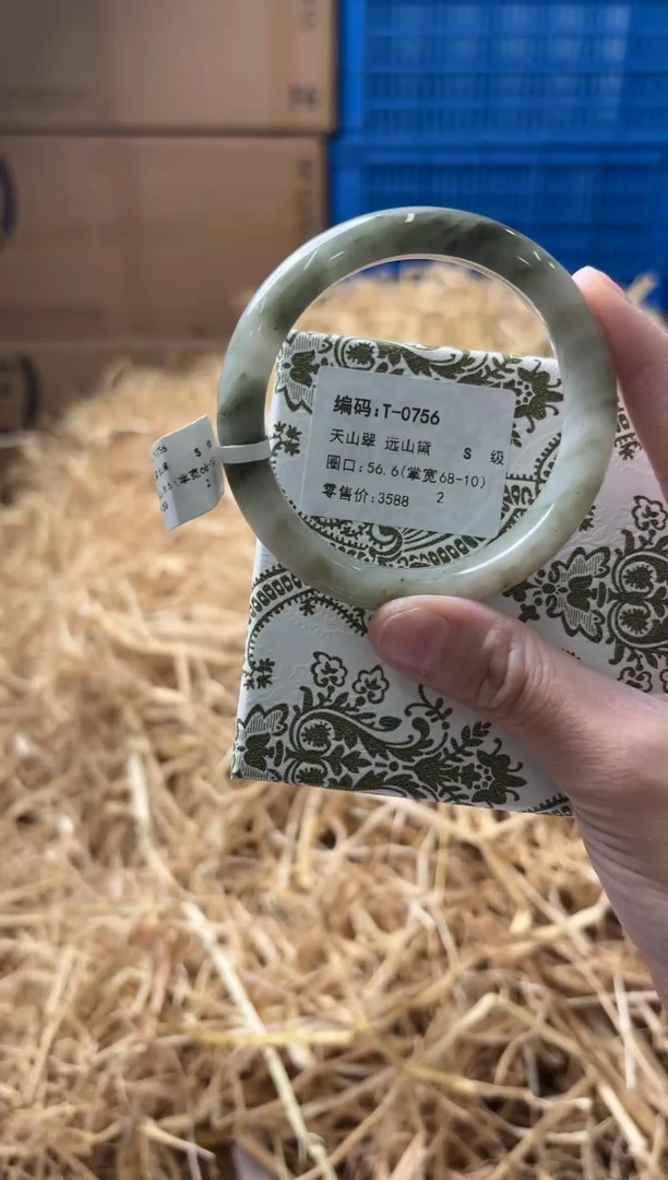 未镶嵌手镯石英质玉T-0756