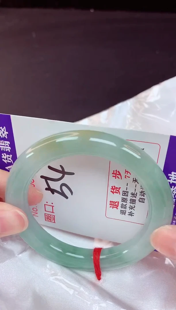未镶嵌手镯翡翠54（48小时鉴赏期 ）