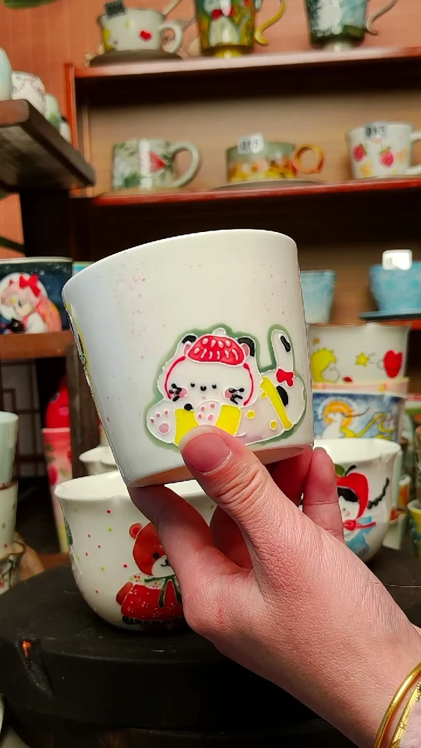 摆件陶景德镇高温手作陶瓷有瑕