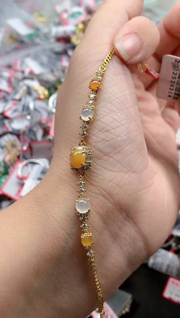 银S925镶嵌戒指翡翠天然A货缅甸翡翠