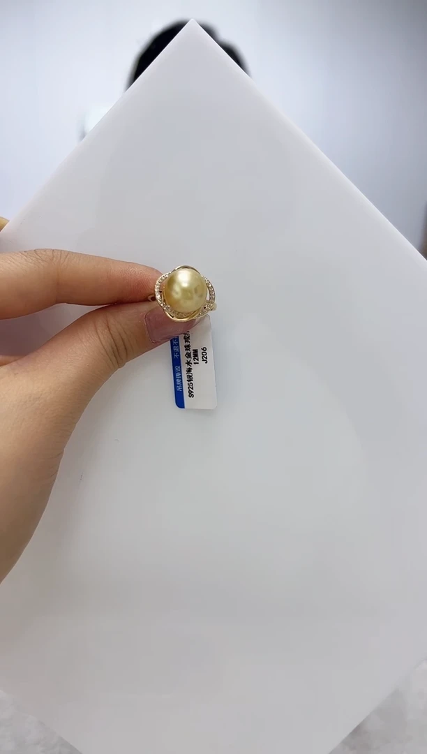 【闪购商品】海水珍珠DA银S925镶嵌戒指  J206