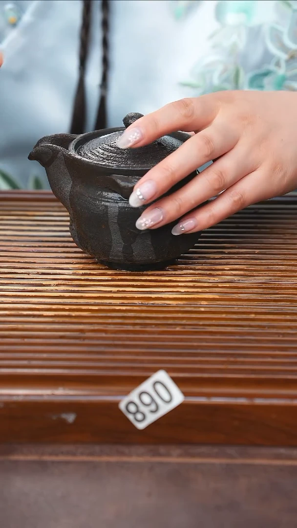 万古烧粗陶手工茶具