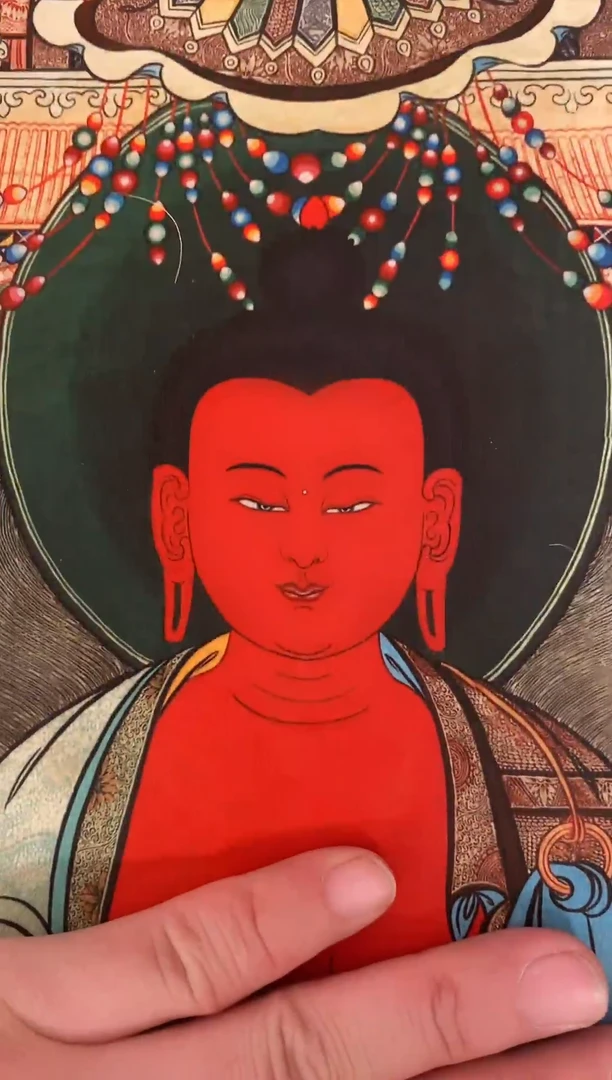 装裱画精美唐卡tk16090