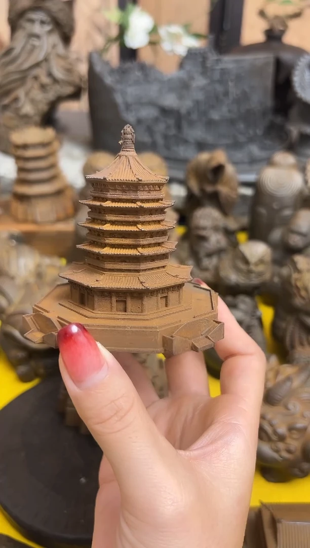 铁国潮家居创意摆件-雷峰塔