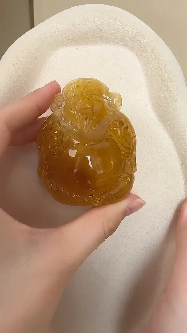 琥珀颈饰未镶嵌吊坠