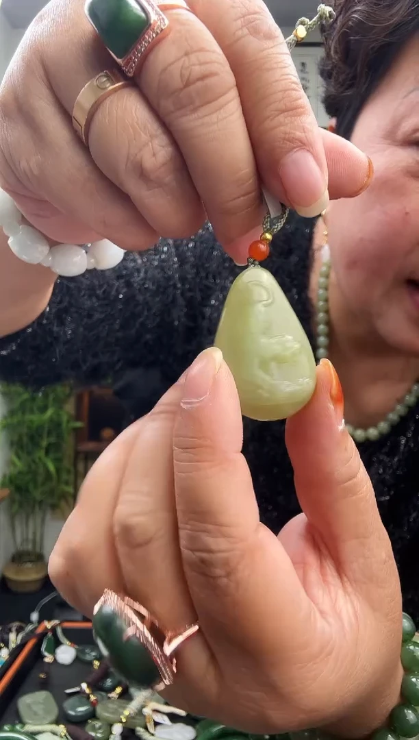 颈饰未镶嵌和田玉多样性发一  42