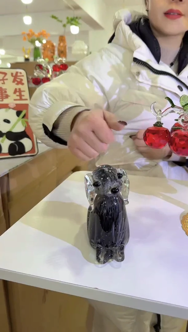 【闪购商品】无铅玻璃洛芙花器-c-早36