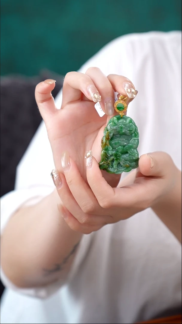 颈饰未镶嵌翡翠翡翠吊坠