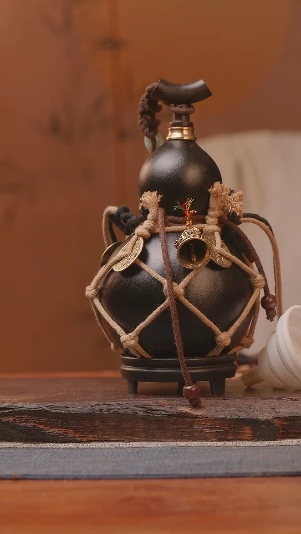 1901号精品大漆葫芦防腐防渗装水茶酒