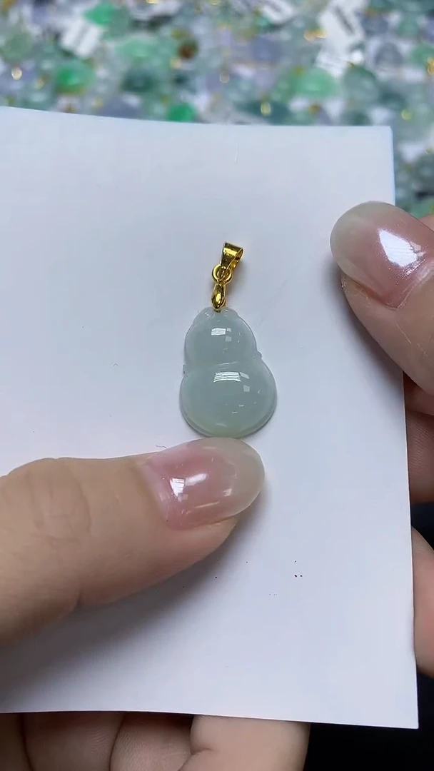 翡翠未镶嵌颈饰天然缅甸翡翠A货