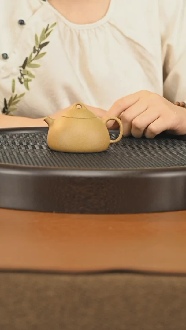 茶壶紫砂523 蔓生石瓢本山老段内推140cc