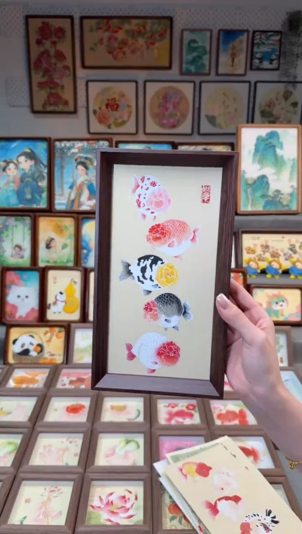 国画五只兰寿 手绘国画27