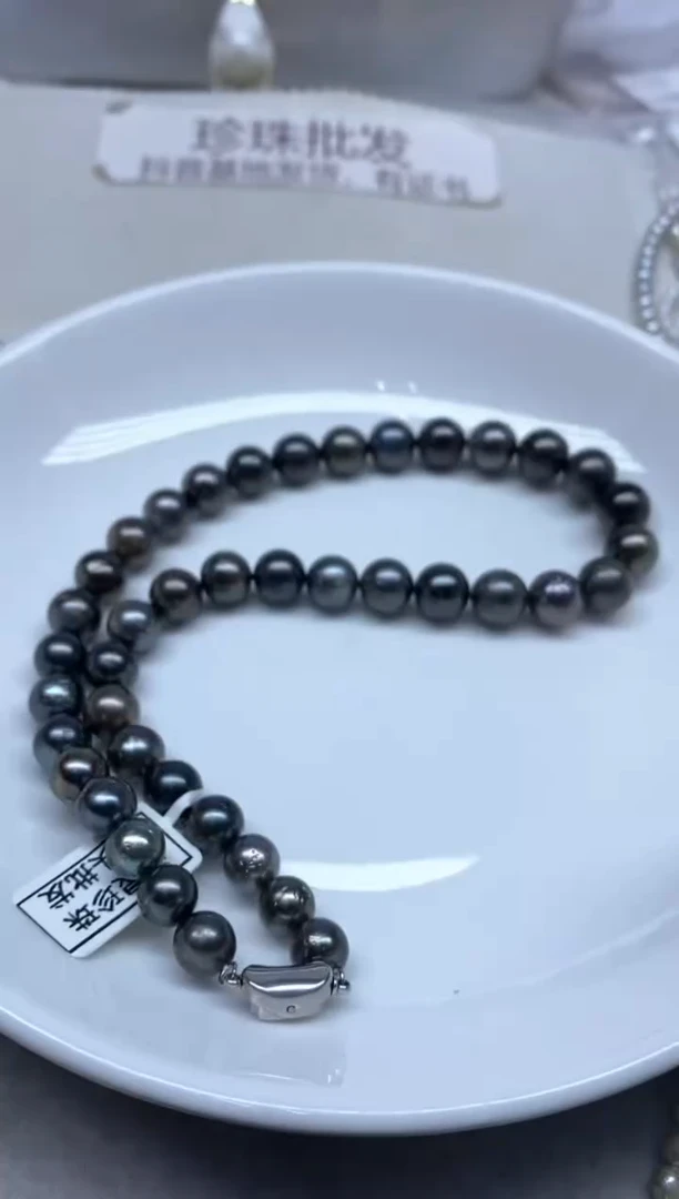 未镶嵌海水珍珠颈饰9-11