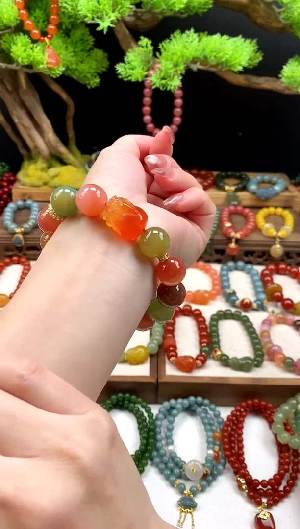 未镶嵌玛瑙手饰多宝貔貅13mm