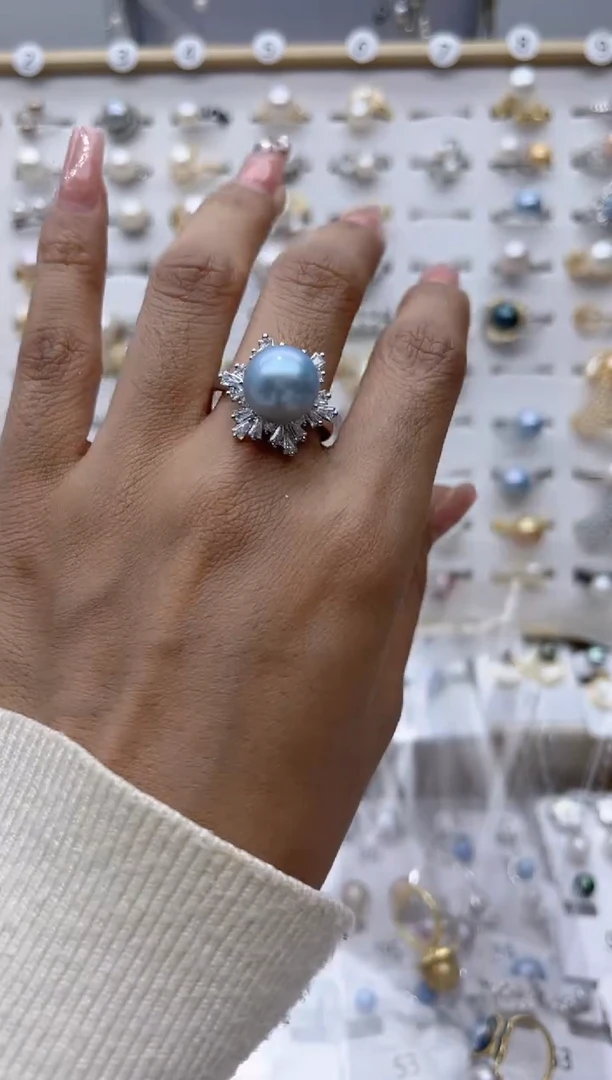 【闪购商品】淡水珍珠戒指合金42