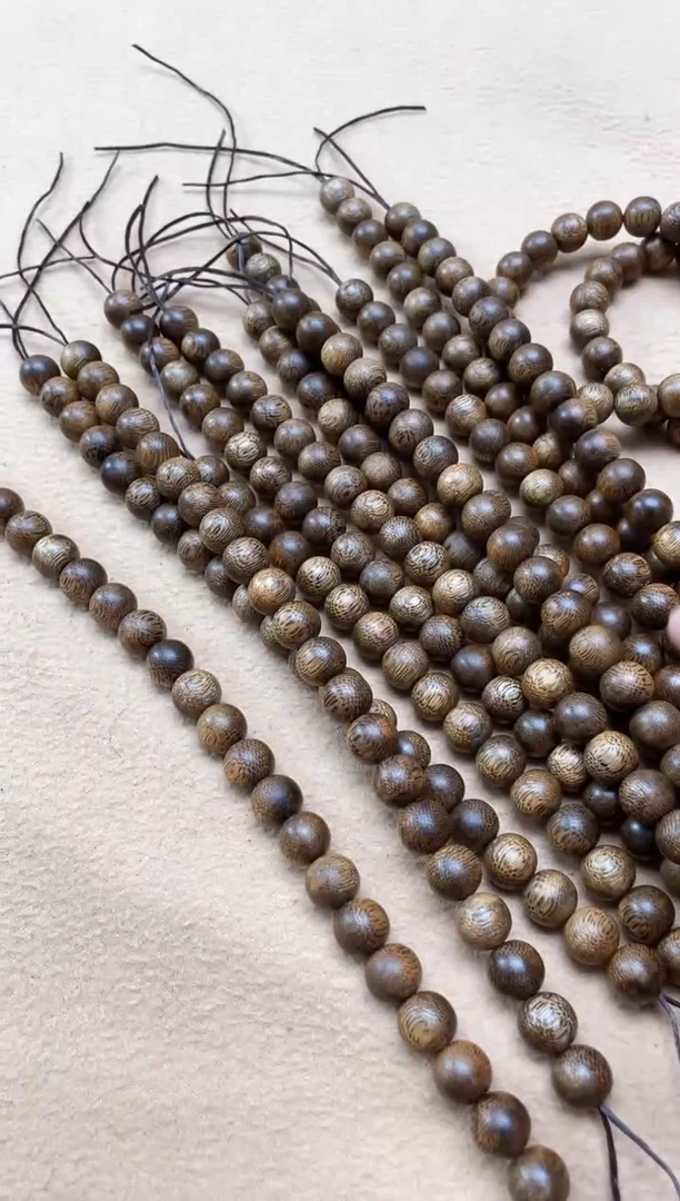 【闪购商品】沉香手串海南莺歌绿棋楠1.0圆珠单圈多样性发其一