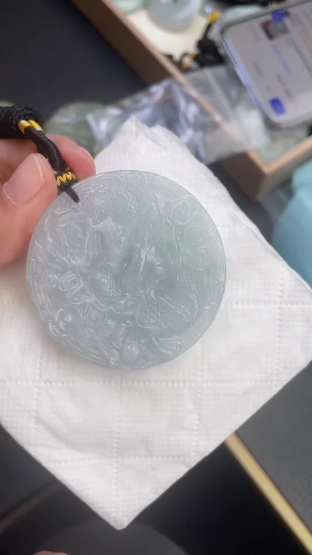 颈饰未镶嵌翡翠天然缅甸翡翠A货534